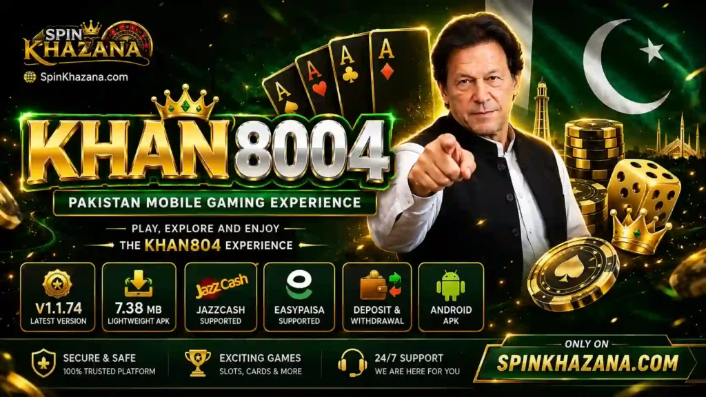 KHAN804 Game Pakistan APK with JazzCash and Easypaisa